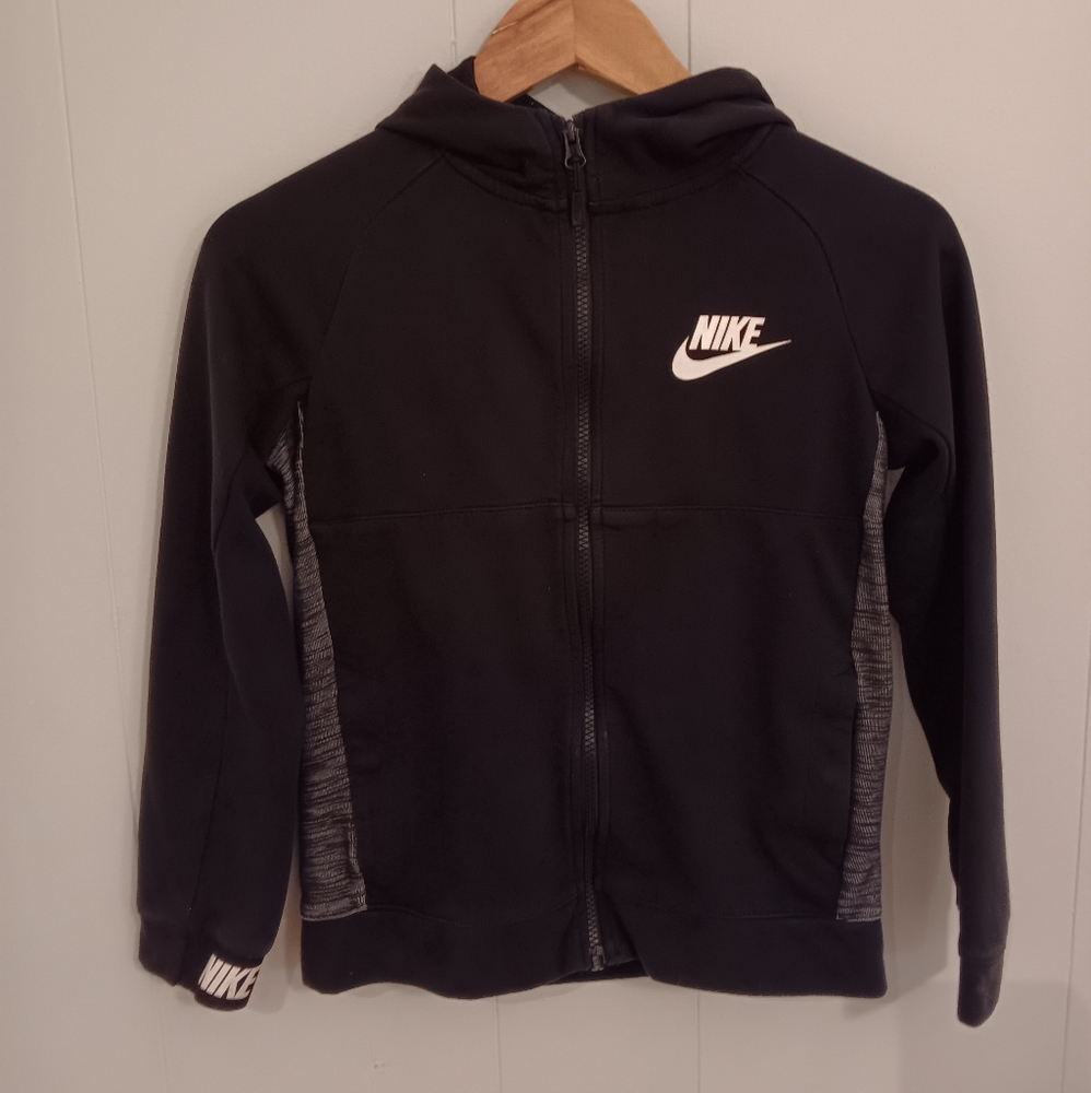 Nike full zip hoodie little kids medium